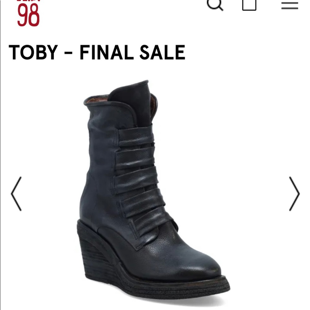 *ISO* A.S.98 Toby 3” Wedge bootie black EU 38 *WANTED*